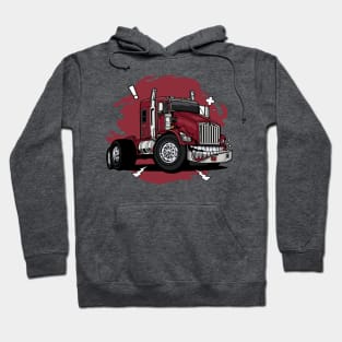 Monster red truck Hoodie